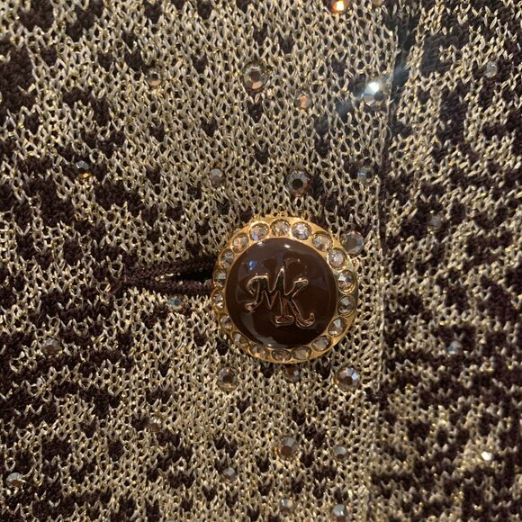 Premier Knits Size 10 Coffee Two Piece Jacket and Top - Picture 2 of 5